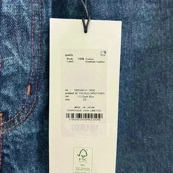 Moussy Vintage Jeans NWT size 25 - Picture 4 of 4